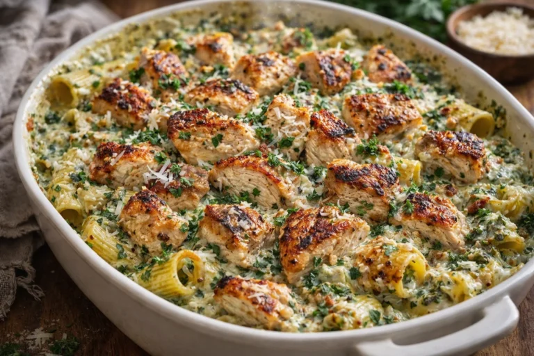 Creamy Pesto Chicken Pasta Bake A Simple Recipe for a Delicious Dinner