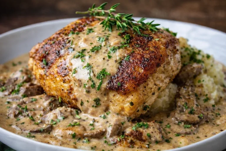 Crockpot Chicken and Gravy Easy Healthy Recipe for Family Dinners