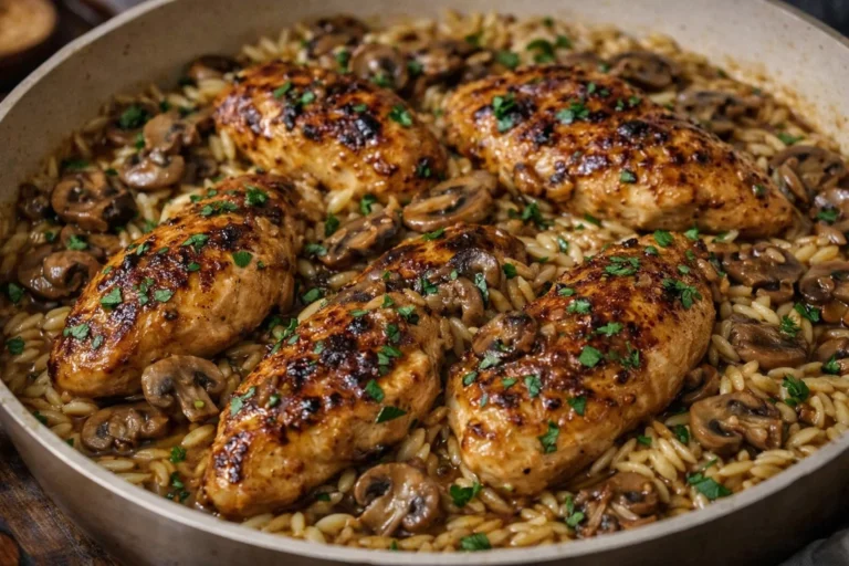 Marsala Chicken Orzo Easy One-Pot Recipe for a Cozy Dinner