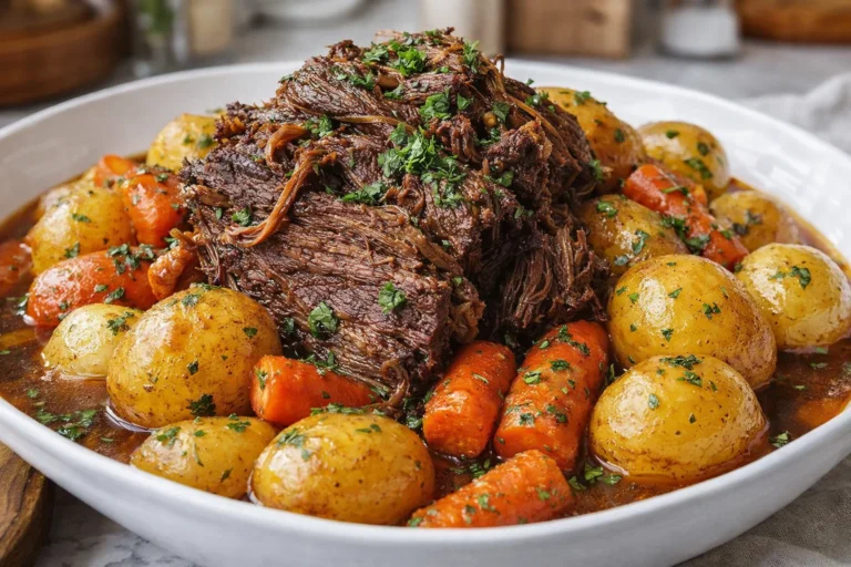 Slow Cooker Pot Roast Recipe for Easy Family Dinners