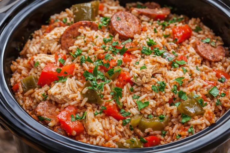Slow Cooker Chicken Jambalaya Easy One-Pot Recipe for Family Dinners