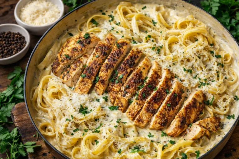 Easy Chicken Fettuccine Alfredo A Quick and Creamy Dinner Recipe for Everyone