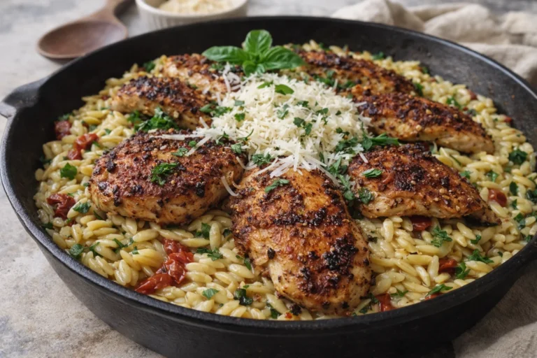 Orzo Chicken Quick  Easy One-Pot Dinner Recipe for Families