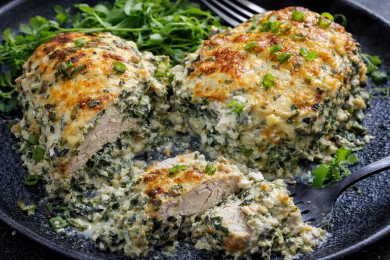 Spinach and Feta Baked Chicken Quick and Easy Healthy Dinner Recipe