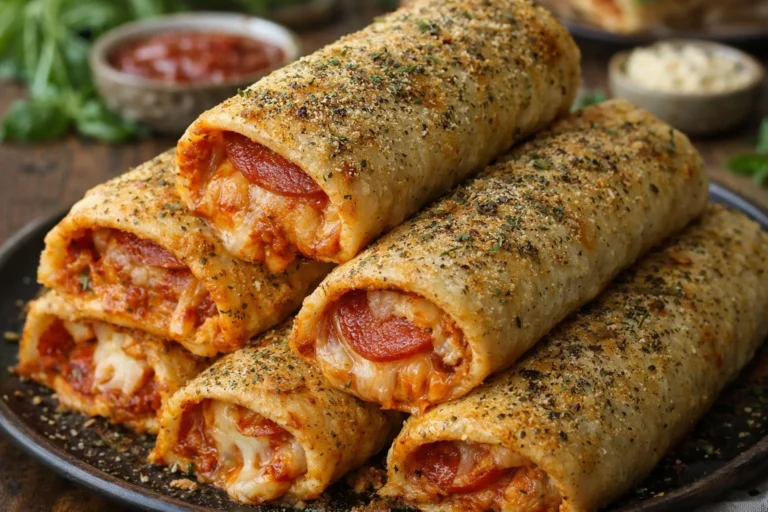 High Protein Pepperoni Pizza Rolls Quick and Easy Family Dinner Idea