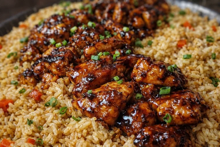 Honey BBQ Chicken Rice A Quick and Easy Family Dinner Recipe