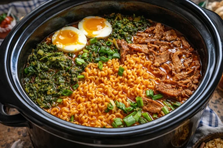 Crock Pot Ramen Recipe Quick and Easy Comfort Food for Families