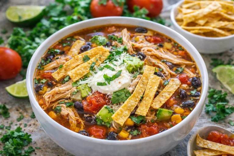 Easy Chicken Tortilla Soup Recipe for Quick Family Dinners