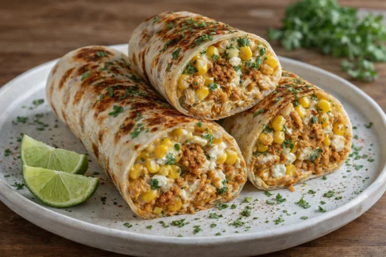 Quick Mexican Street Corn Chicken Wraps A Simple Chicken Recipe for Lunch