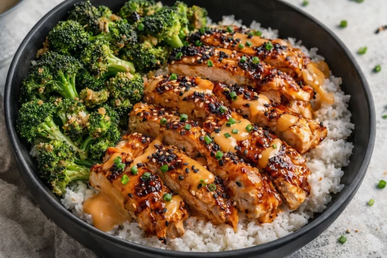 Sticky Chicken Rice Bowls Quick and Easy Dinner Recipe for Everyone