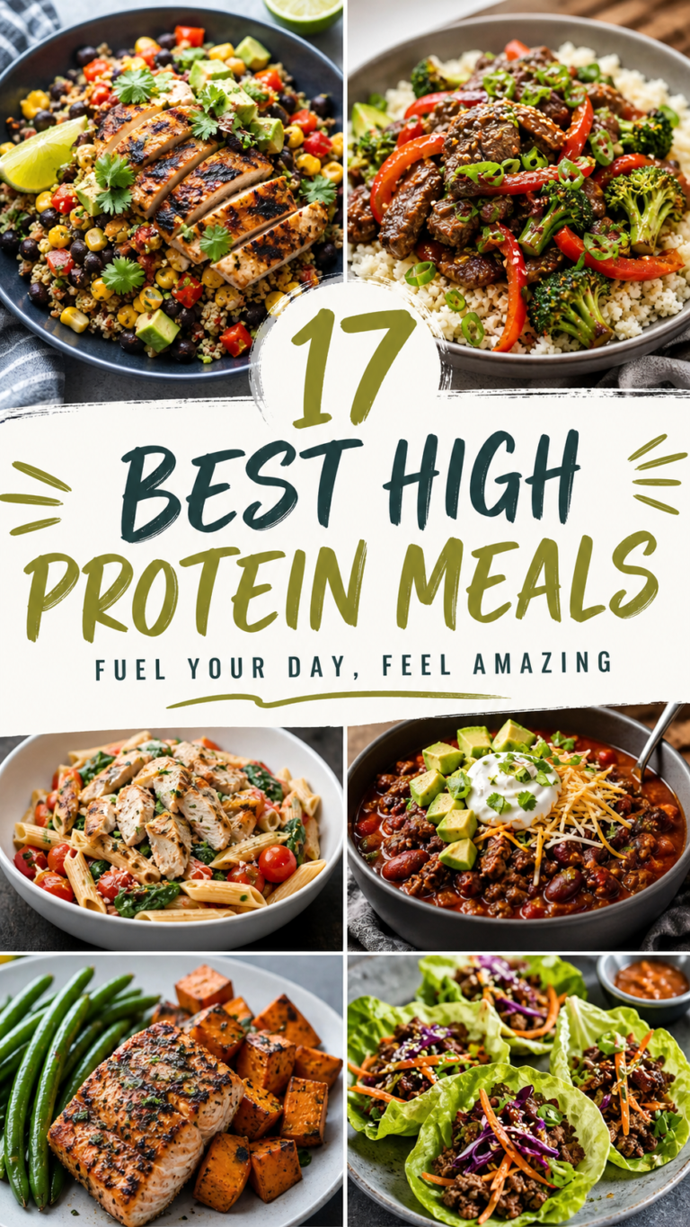 17 Best High Protein Healthy Dinner Recipes Low Carb, Easy Meals