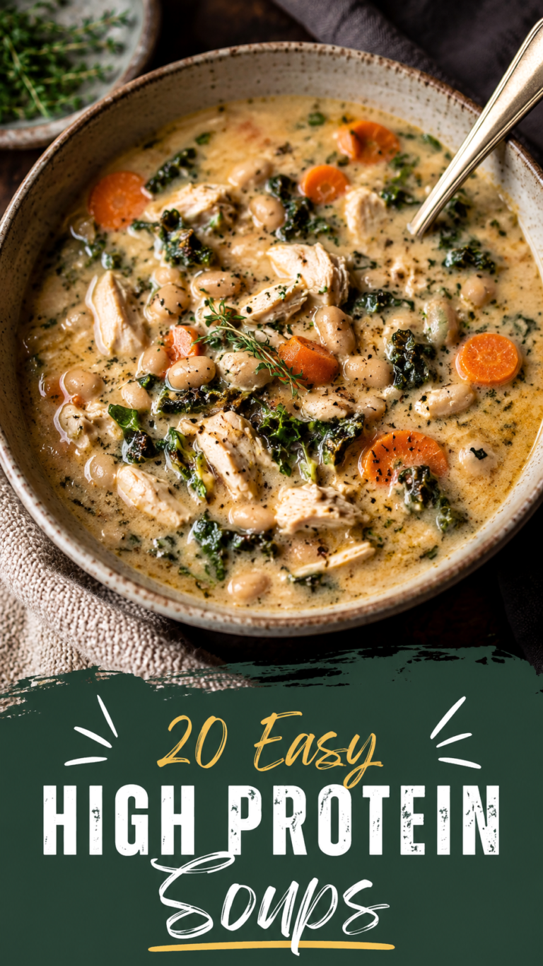 20 Easy High Protein Soup Recipes for Healthy Dinner Ideas