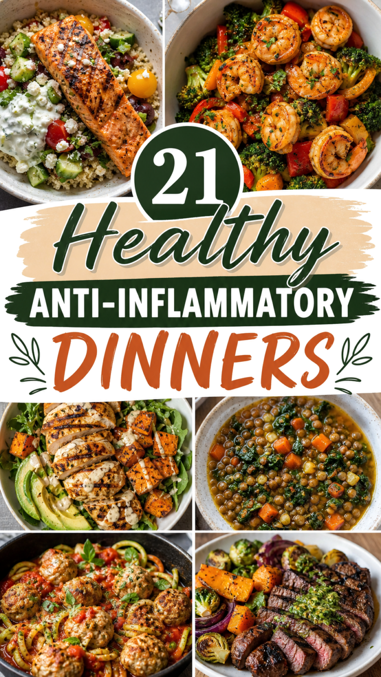 21 Healthy Anti-Inflammatory Dinner Recipes High Protein 25g Easy Meals