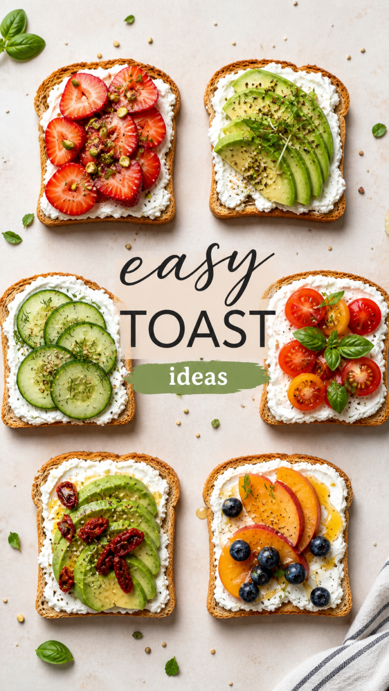 6 Healthy Toast Dinner Ideas with Avocado, Eggs, Salmon  Fruit