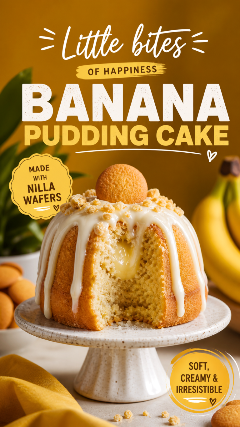 Banana Pudding Cake Recipe Easy Nilla Wafer Dessert Mini Bundt Cakes