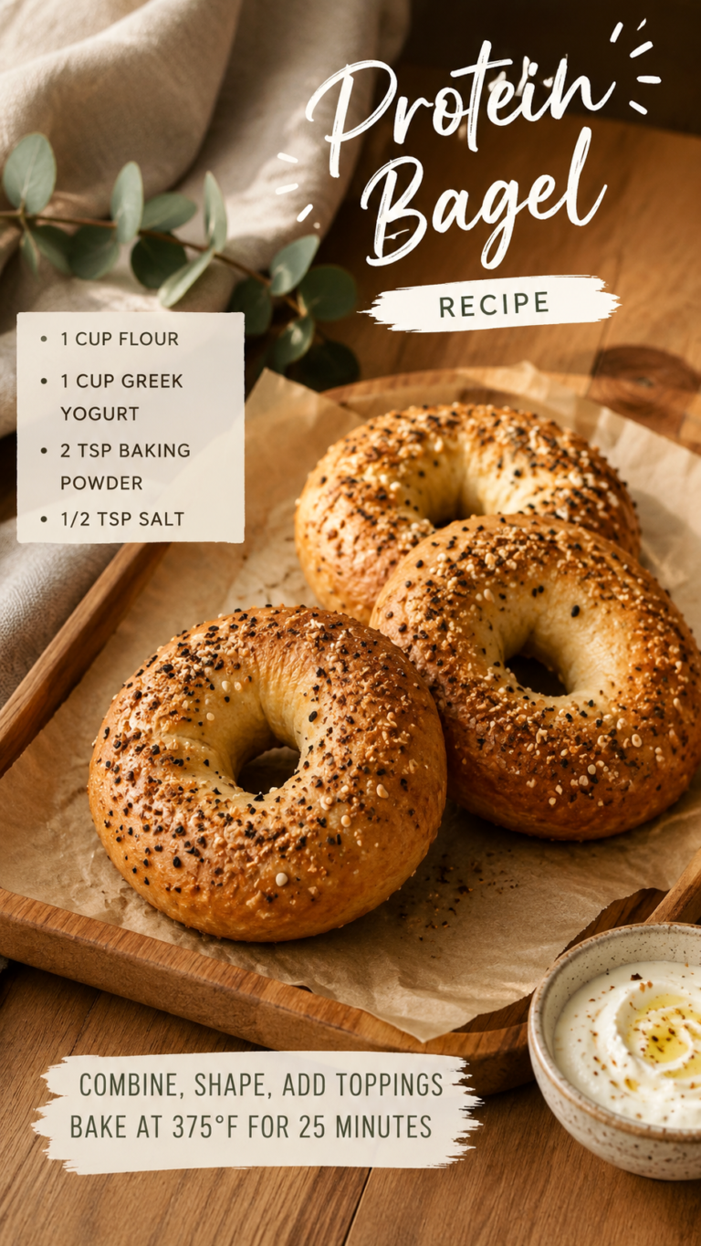 Easy High Protein Bagel Recipe for Healthy Breakfast Ideas  Meal Prep