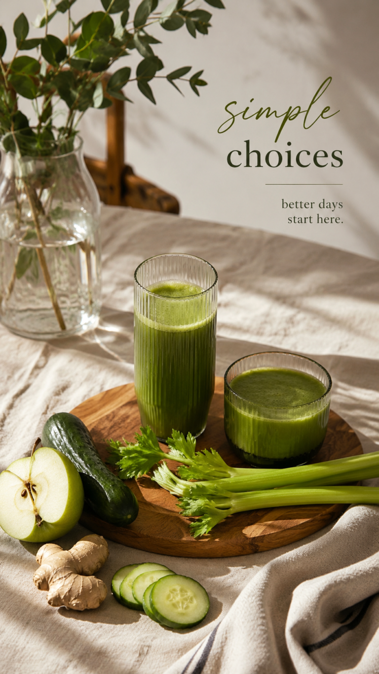 Green Detox Juice Recipe with Spinach, Cucumber, Celery  Ginger