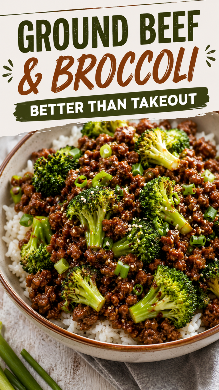 Ground Beef and Broccoli Bowl Recipe  Healthy Dinner Ideas for Busy Nights
