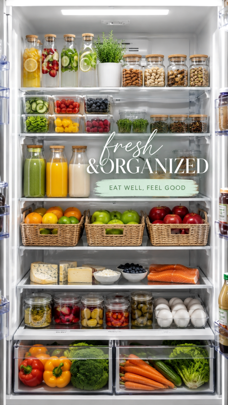 Healthy Fridge Organization Ideas with Easy Clean Eating Recipes  Meal Prep