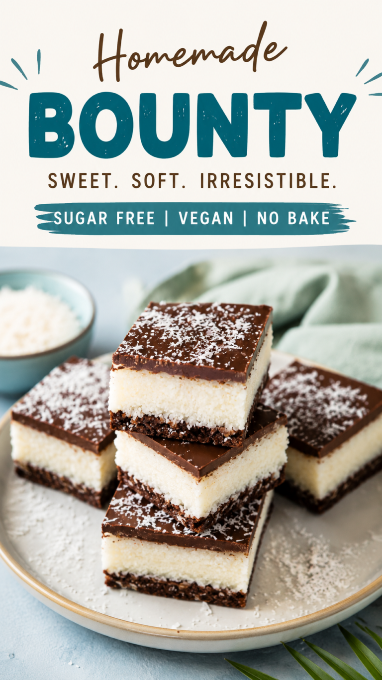 Healthy No-Bake Coconut Chocolate Bars Recipe  Vegan Sugar-Free Dessert