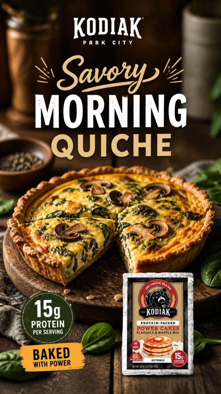 High Protein Breakfast Quiche Recipe  Healthy Brunch Ideas  Easy Meal Prep