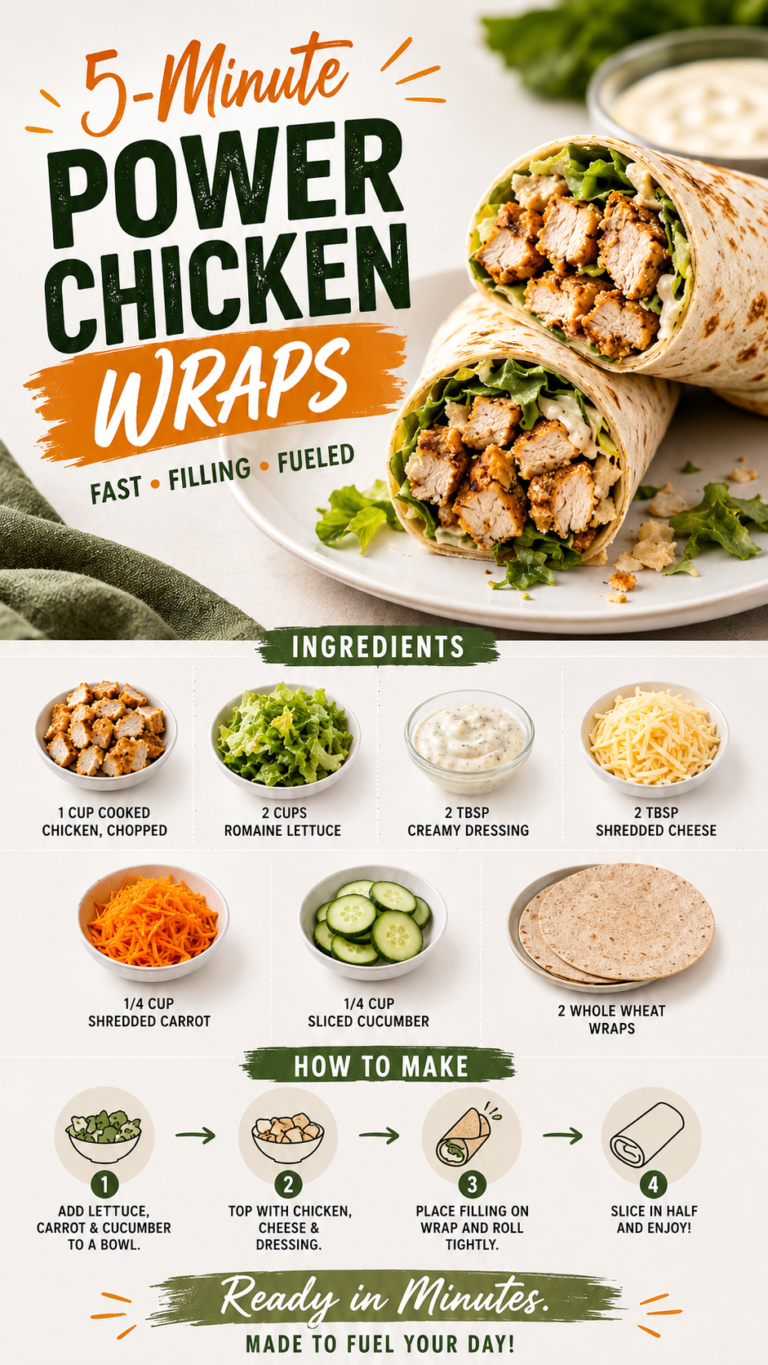 High Protein Chicken Wraps for Busy Weeknights  Easy Healthy Lunch Ideas