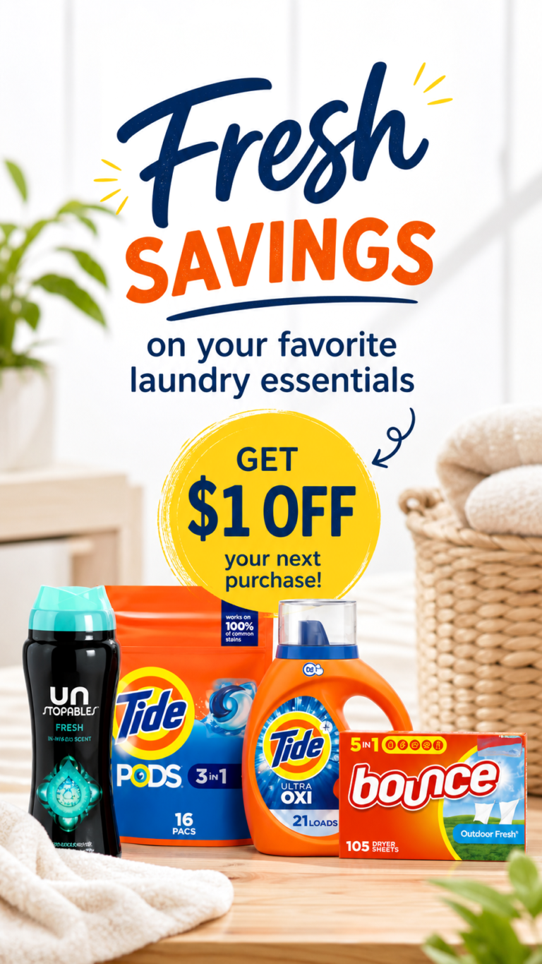 Walgreens Tide Pods, Downy  Bounce Laundry Deals  1 Off Coupon