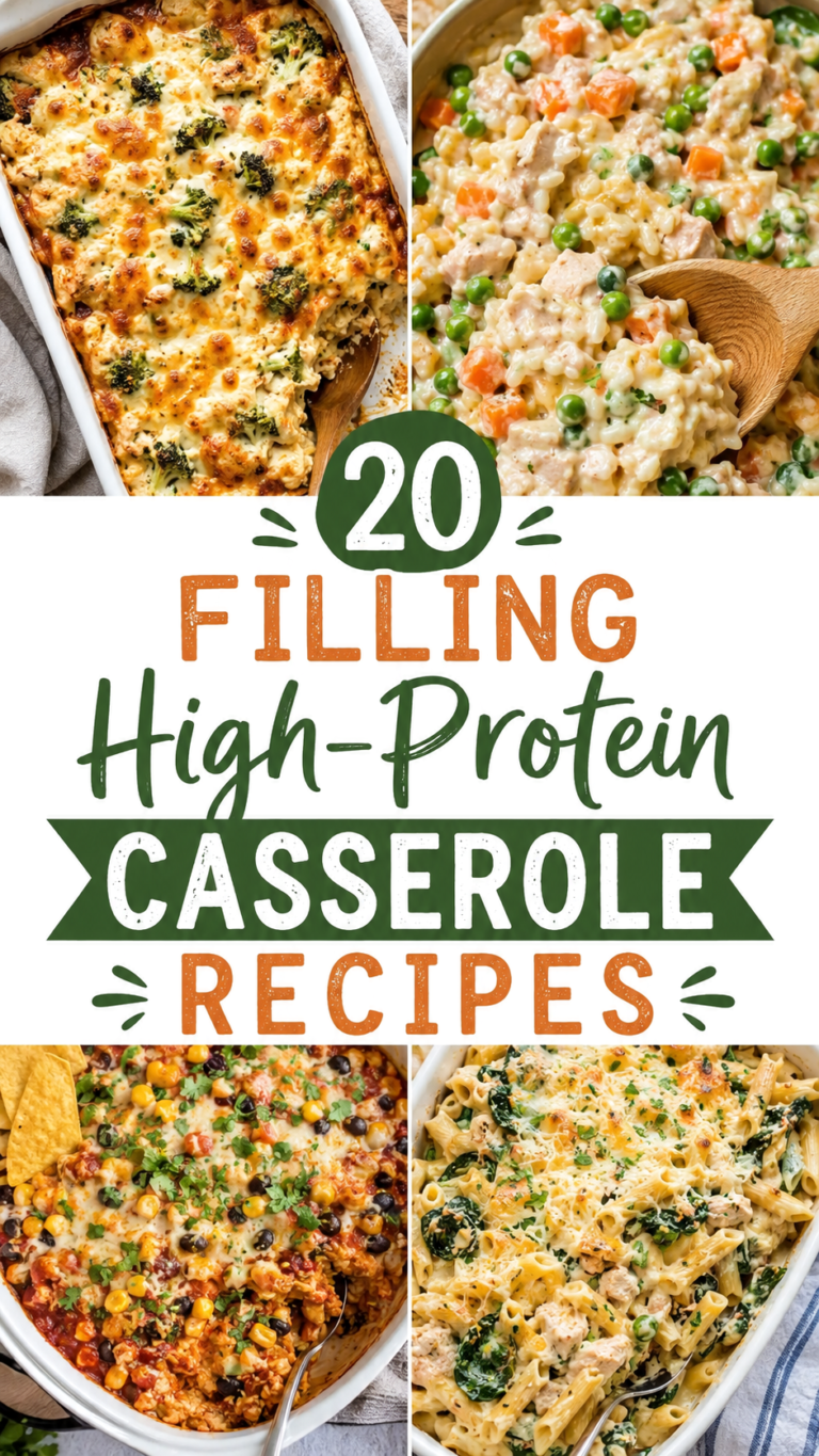 20 Filling High Protein Casserole Recipes for Healthy Dinner Ideas and Easy Family Meals
