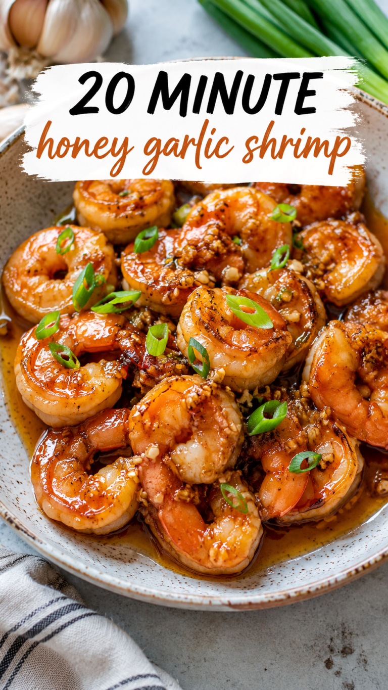 20 Minute Honey Garlic Shrimp Recipe for Easy Weeknight Dinners and Quick Family Meals
