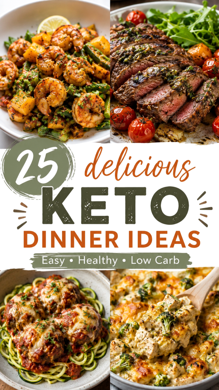 25 Easy Keto Dinner Recipes  Healthy Low Carb Meals for Weight Loss  Family Dinners