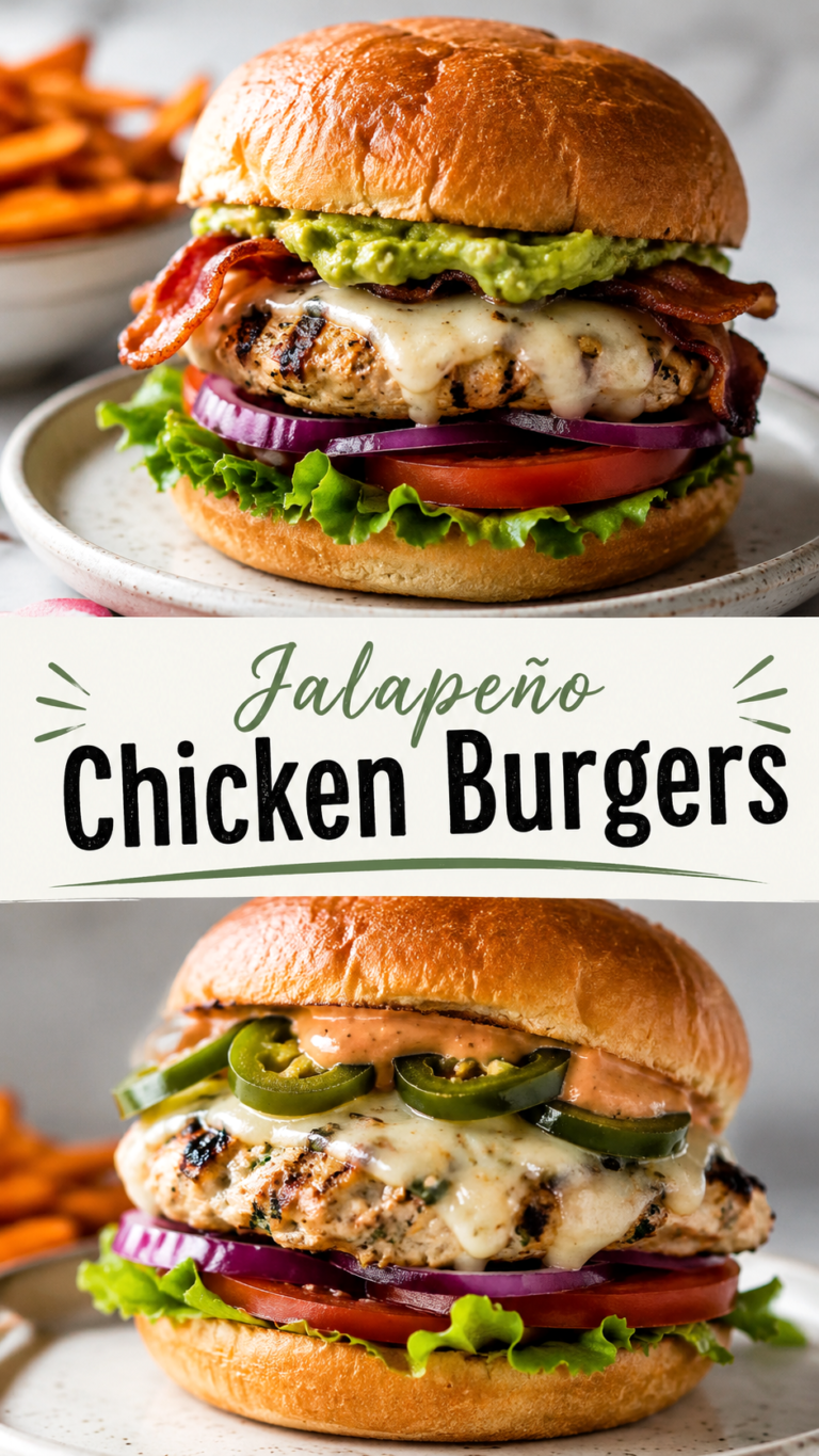 Easy Dinner Recipes Juicy Jalapeño Turkey Burgers for a Healthy Family Meal