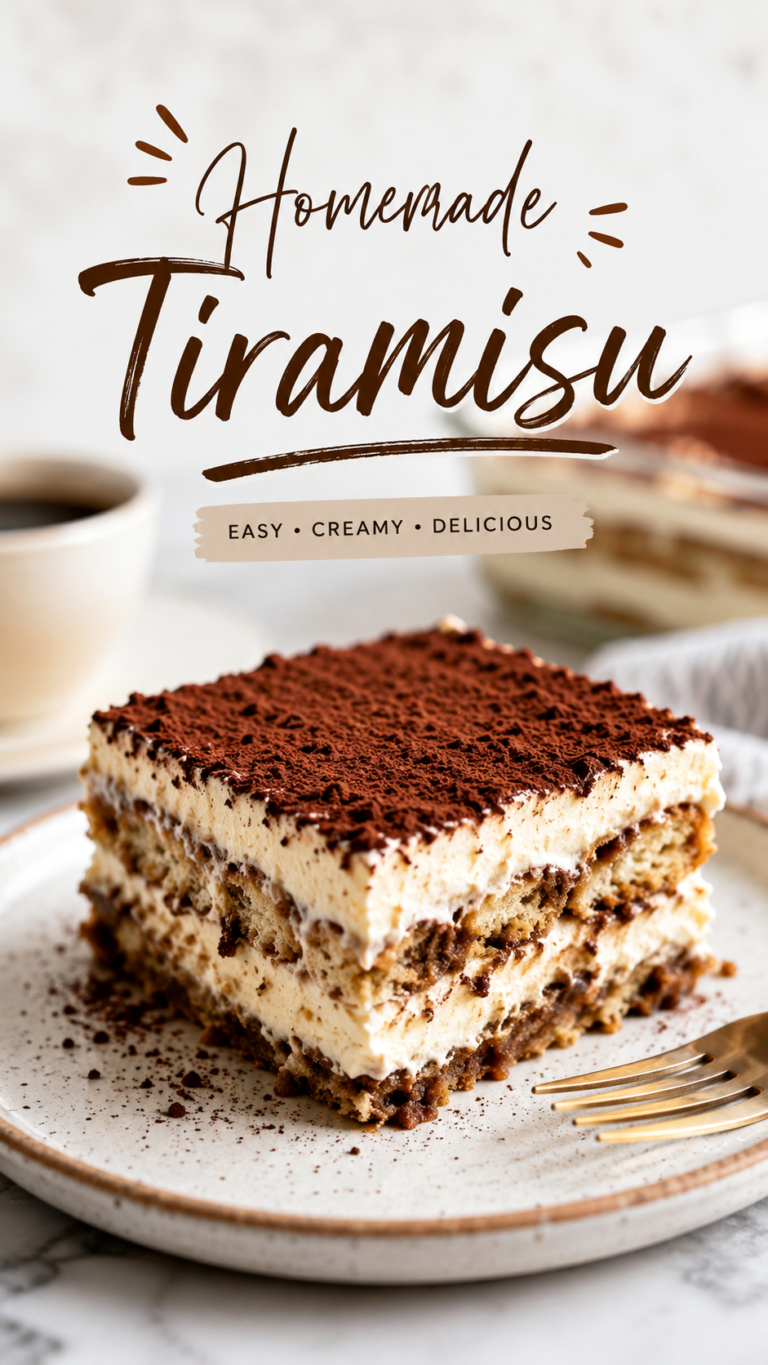 Easy Homemade Tiramisu Recipe Classic Italian Dessert Recipe Everyone Will Love