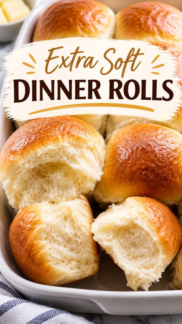 Extra Soft Dinner Rolls Recipe Easy Homemade Bread Rolls for Any Dinner Table
