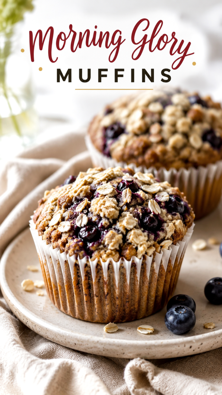 Morning Glory Muffins Recipe for Healthy Breakfast, Brunch  Meal Prep Ideas
