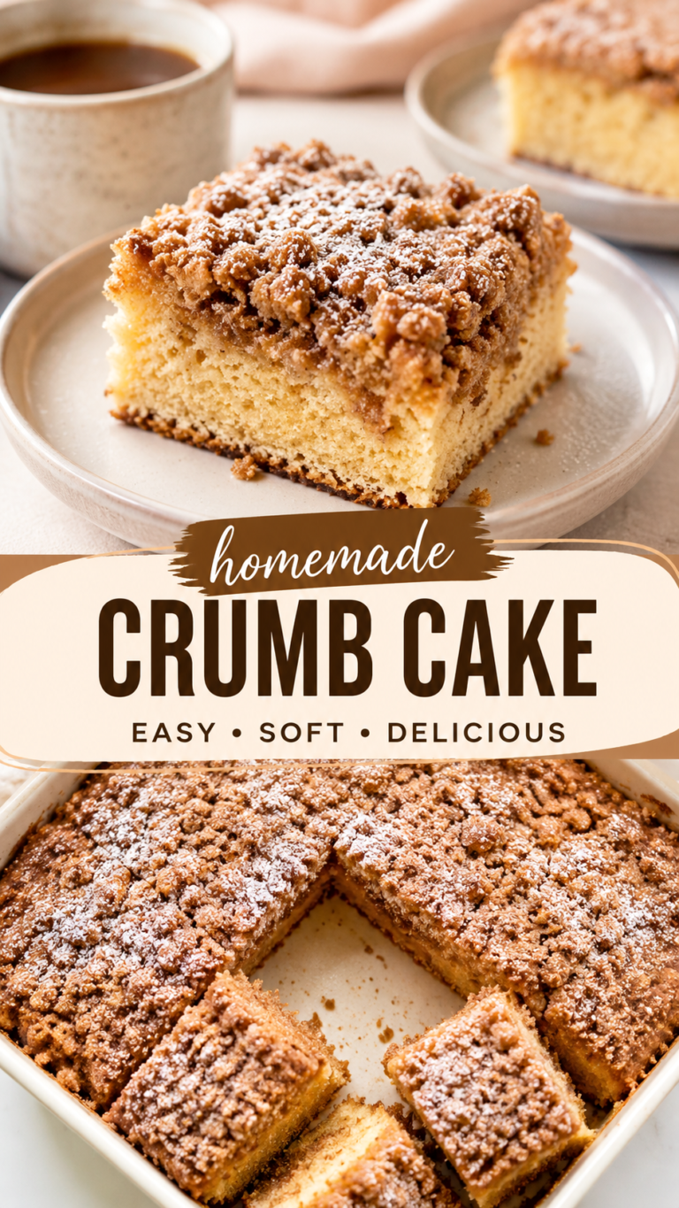 New York Style Crumb Cake Recipe  Easy Dessert Recipes for Coffee Cake Lovers