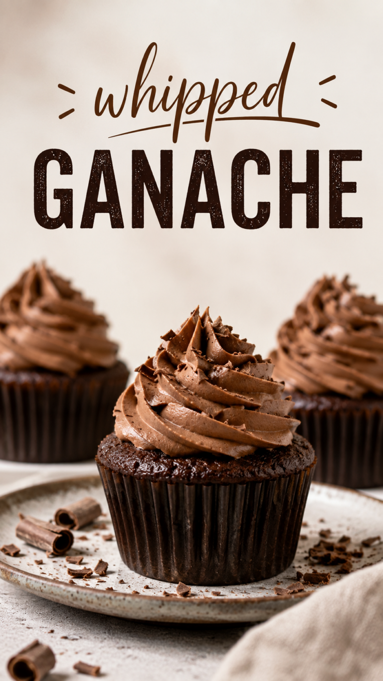 Whipped Chocolate Ganache Cupcakes Easy Decadent Dessert Recipe
