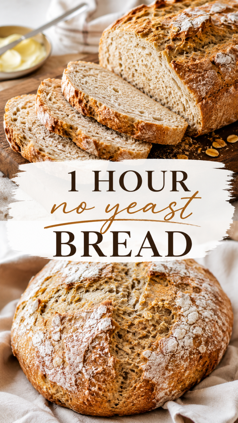 1 Hour No Yeast Bread Recipe Easy Homemade Quick Bread Without Yeast