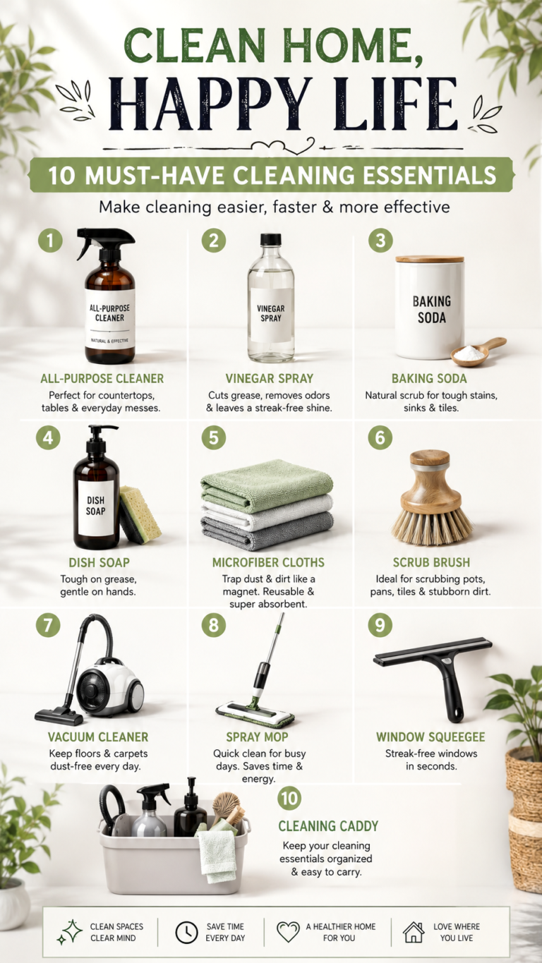 10 Smart Cleaning Hacks and Home Cleaning Products for a Cleaner Home
