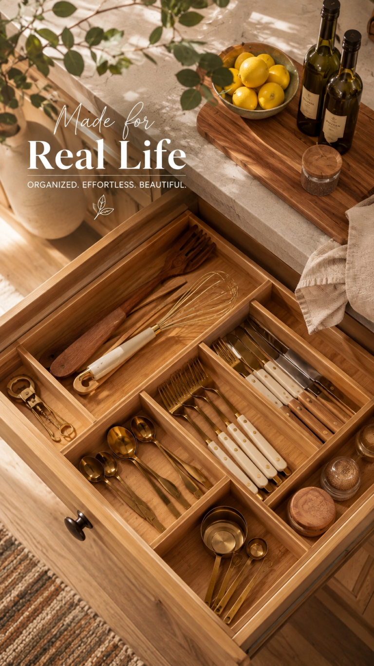 Bamboo Kitchen Drawer Organizer Ideas for an Organized Kitchen