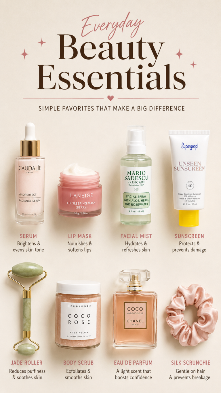 Beauty Essentials Must-Have Beauty Products  Self-Care Favorites