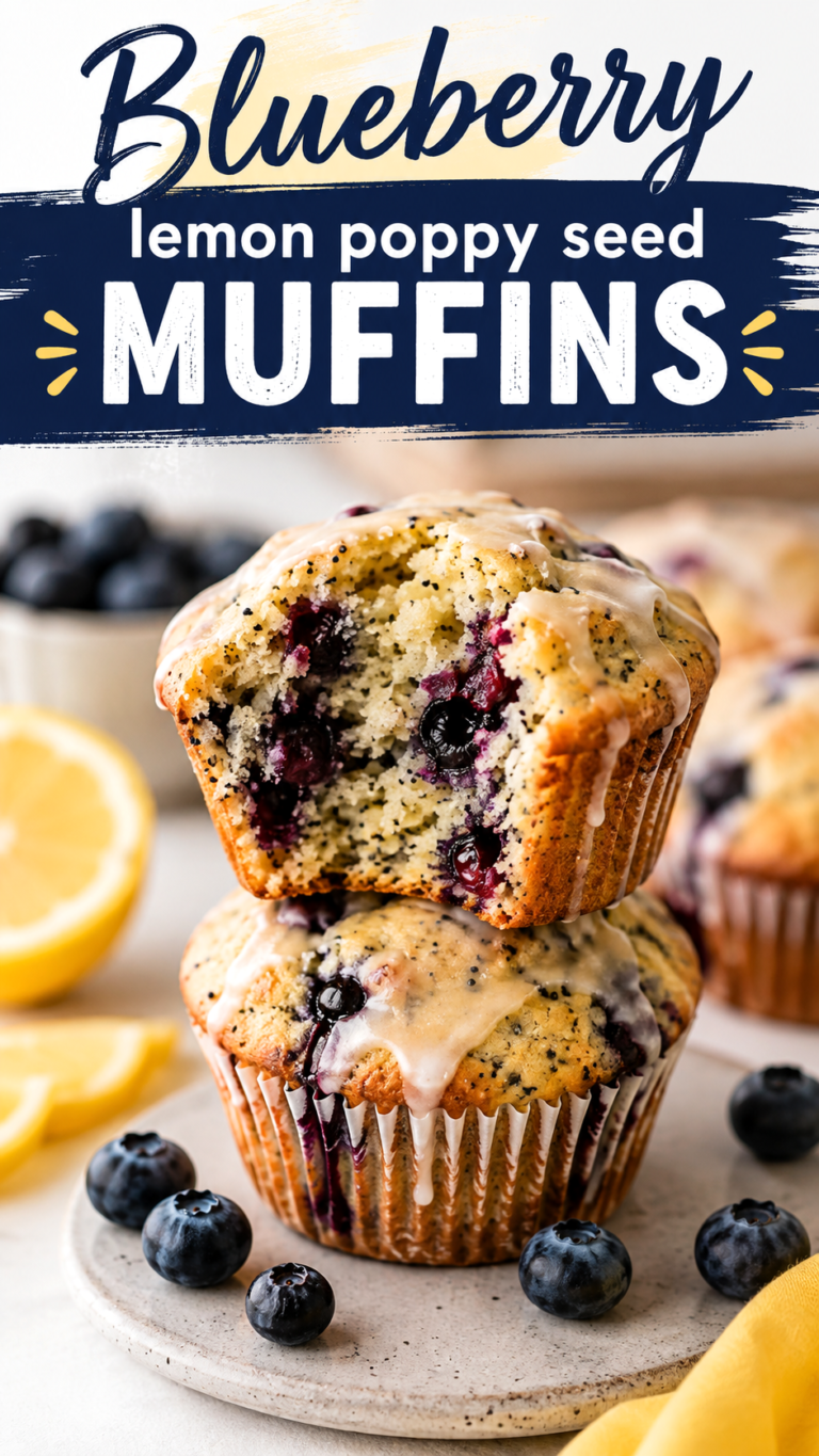 Blackberry Lemon Poppy Seed Muffins Recipe for Easy Breakfast Ideas