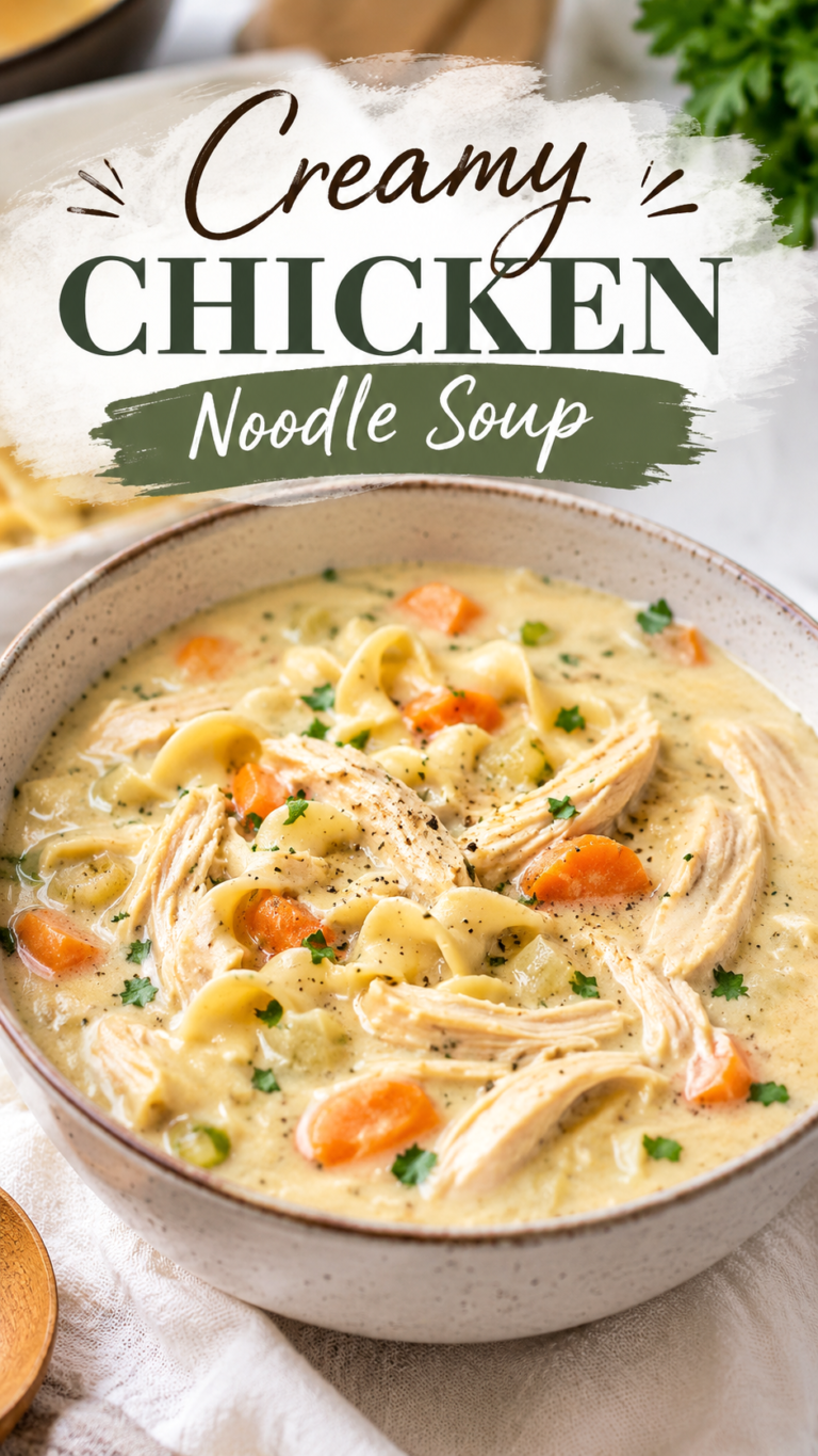 Creamy Chicken Noodle Soup Recipe for the Ultimate Comfort Food Dinner Ideas
