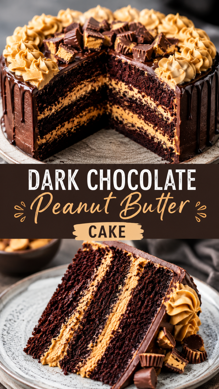 Dark Chocolate Peanut Butter Cake Dessert Recipes for Every Chocolate Lover