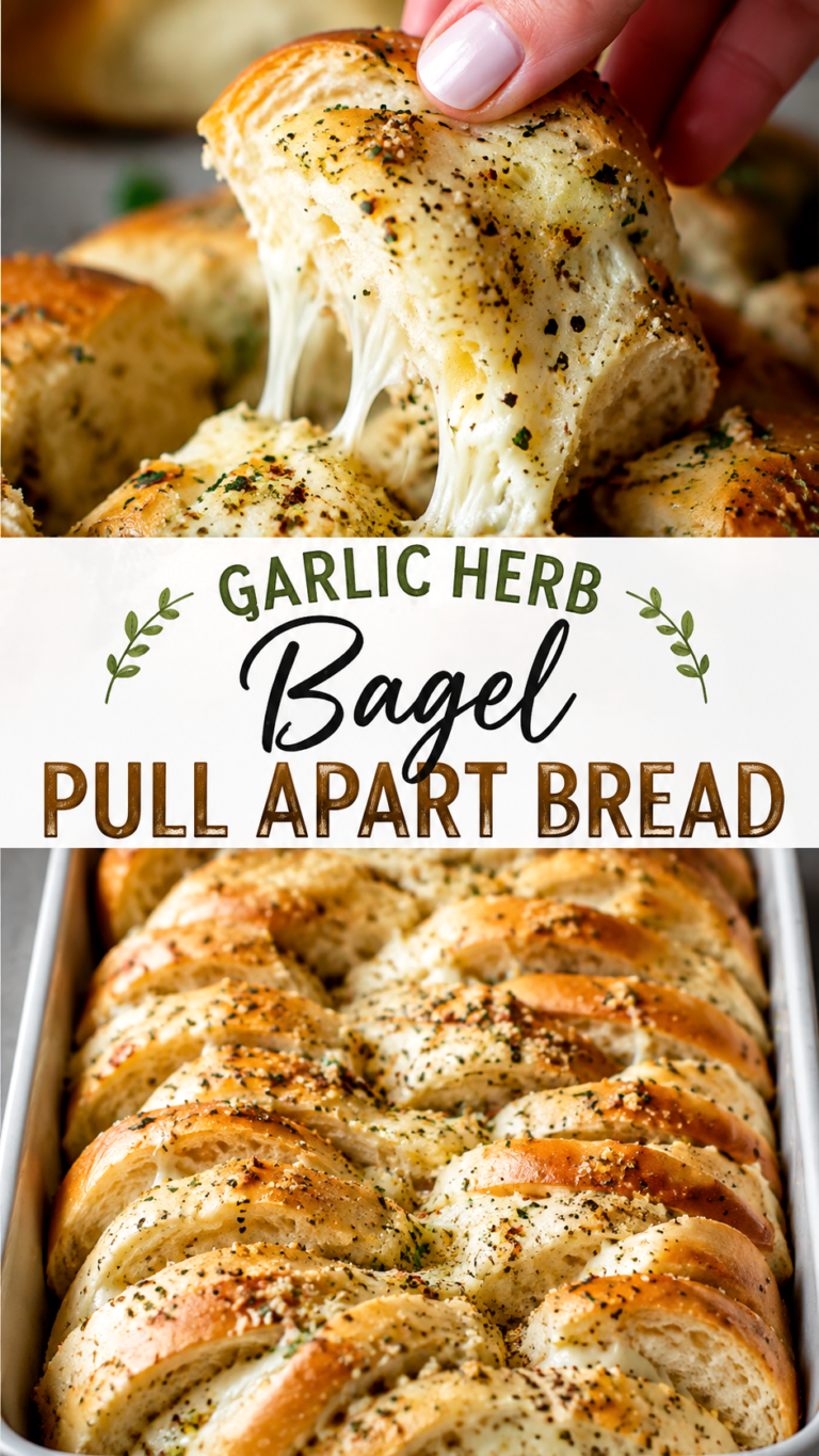 Easy Appetizer Recipes Everything Bagel Pull-Apart Bread