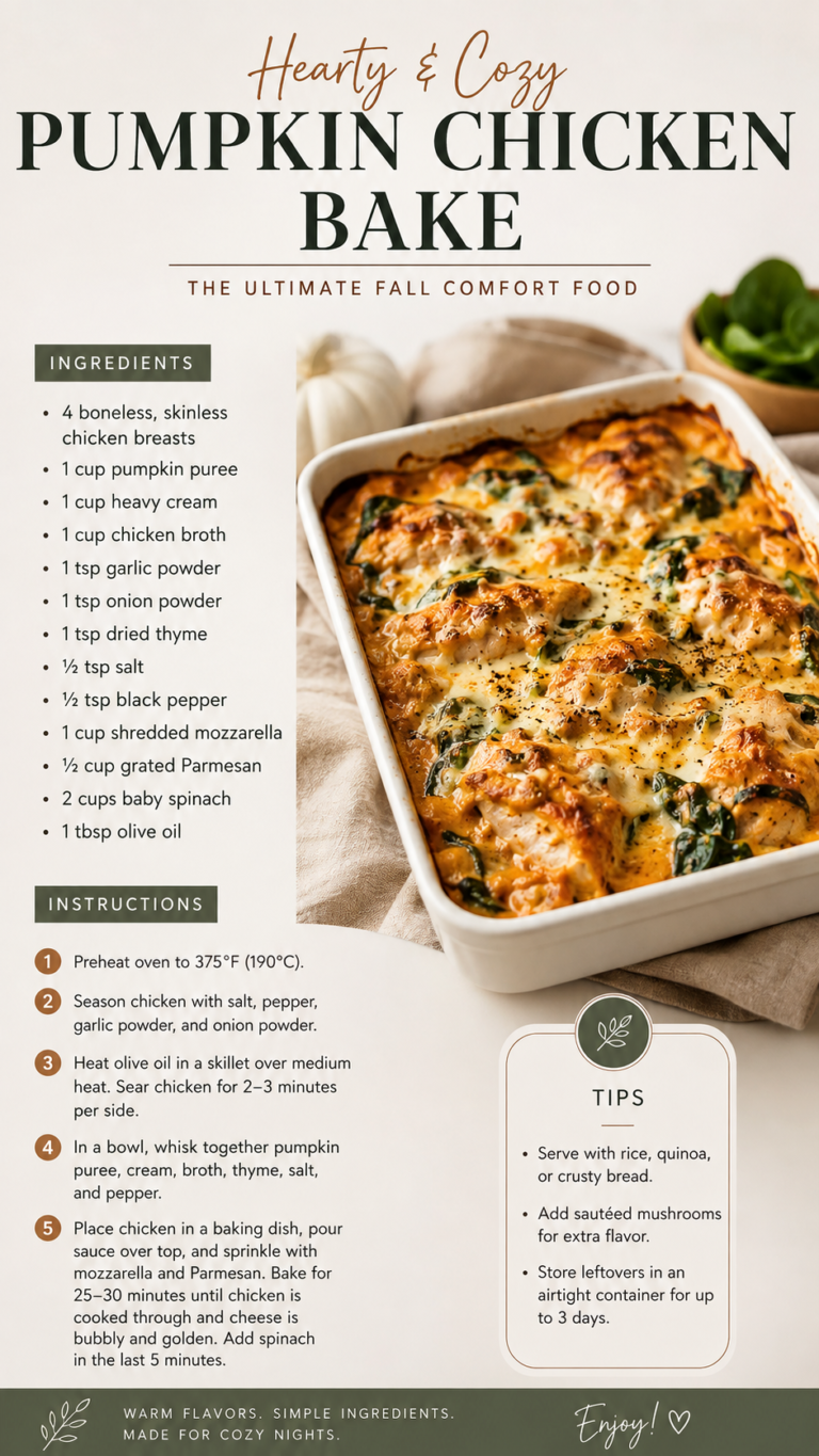 Easy Beef Pumpkin Casserole Recipe for Cozy Fall Dinner Ideas