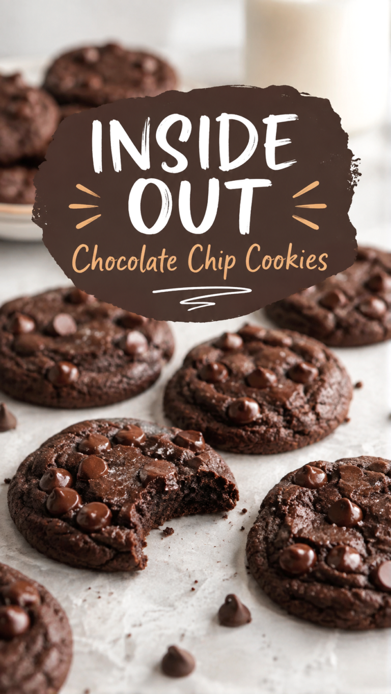 Easy Inside Out Chocolate Chip Cookies Recipe