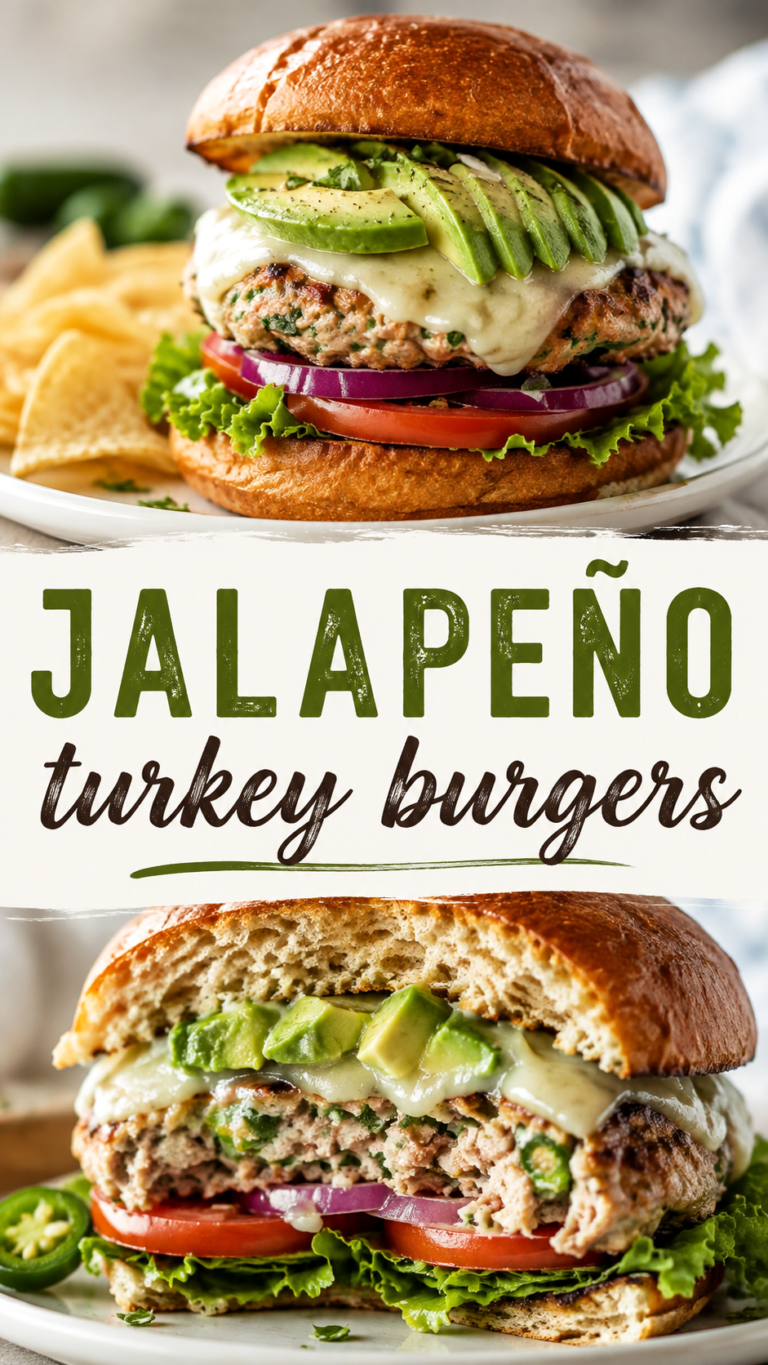 Easy Jalapeño Turkey Burgers for Dinner  Healthy  Flavorful Recipe