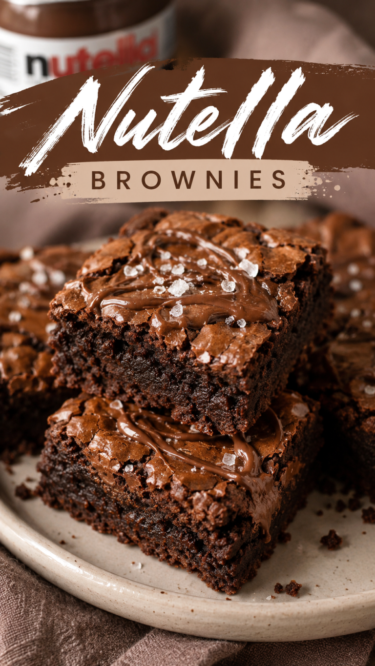 Easy Nutella Brownies Recipe, Fudgy Chocolate Dessert Recipes for Every Occasion