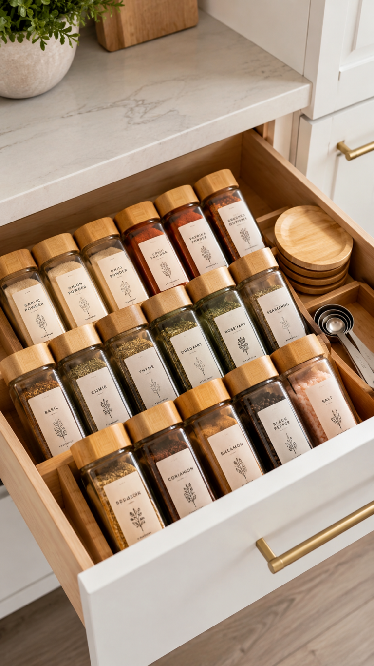 Easy Recipes  Spice Organization Ideas for a Well-Organized Kitchen