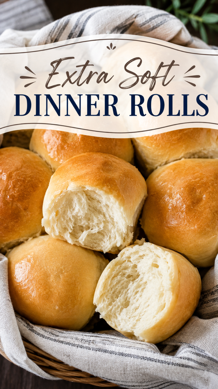 Extra Soft Homemade Dinner Rolls Recipe for Easy Family Dinner Recipes and Holiday Meals